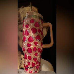KatyDid Strawberry tumbler